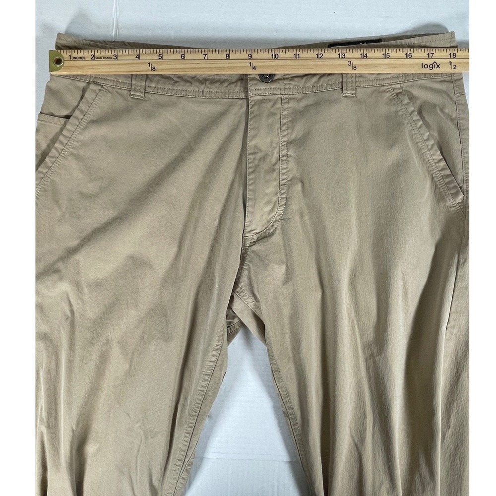KUHL Mens Slax Pants Khaki Tan Straight Leg Outdoor Casual W36 L32‎ Outdoor - Picture 4 of 9